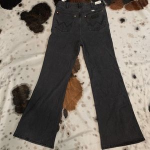 NEW Black Wanderer 622 High Rise Flare Wranglers
